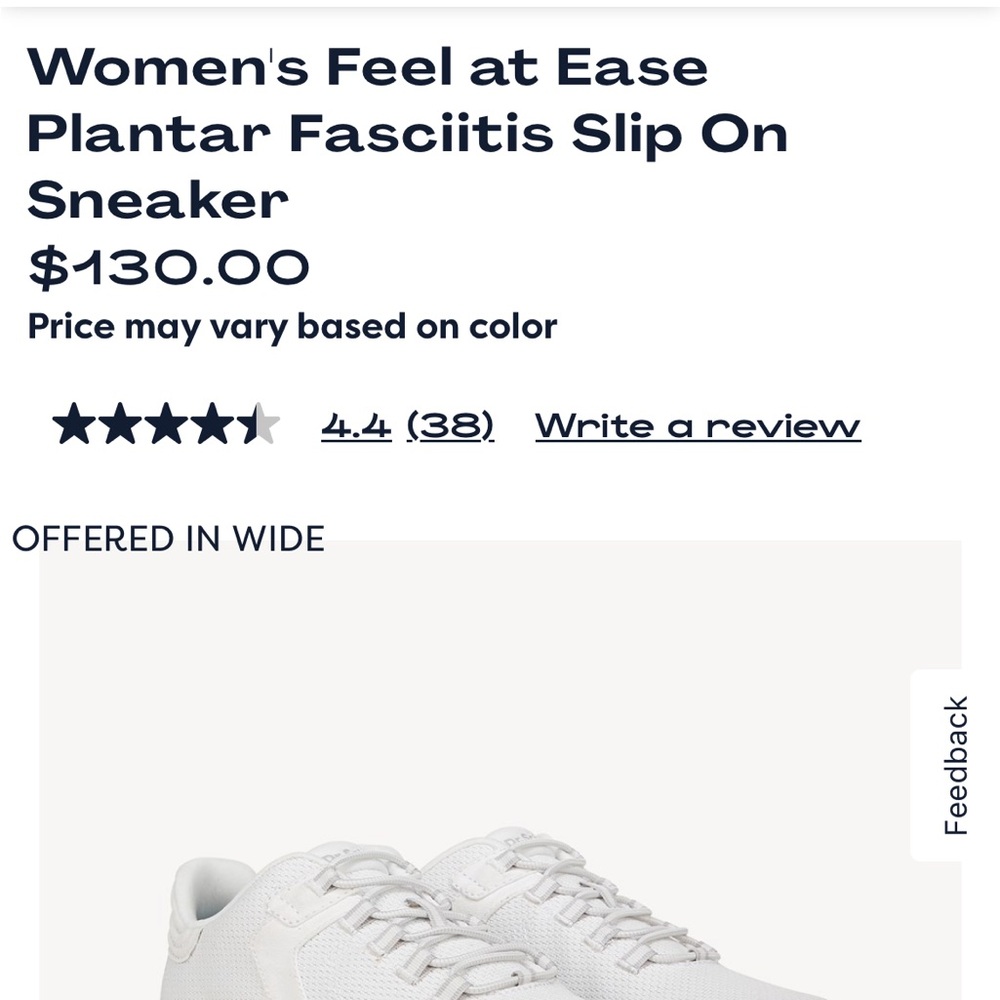 Dr. Scholl's White Slip-On Sneakers Comfortable Casual Design (WIDE WIDTH)